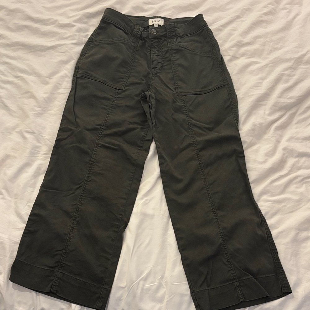 Joie dark olive green Trousers